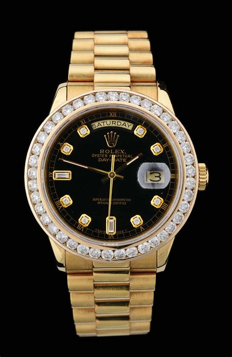 rolex day date stainless steel diamond bezel|rolex presidential 40mm diamond bezel.